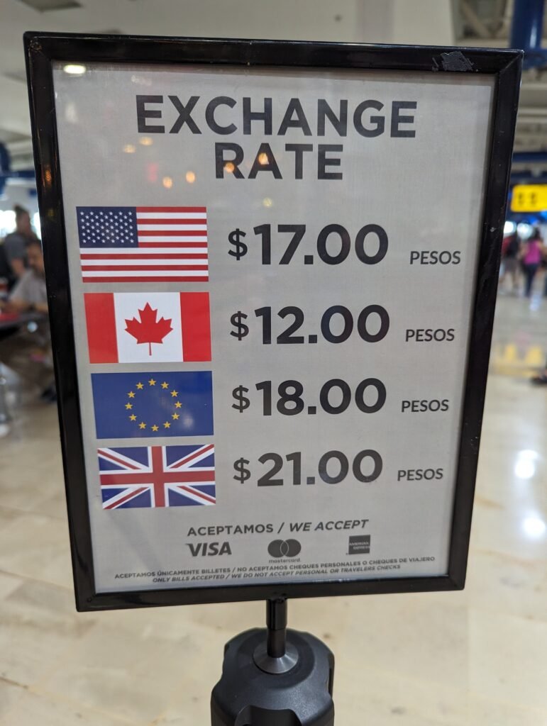 airport exchange rate